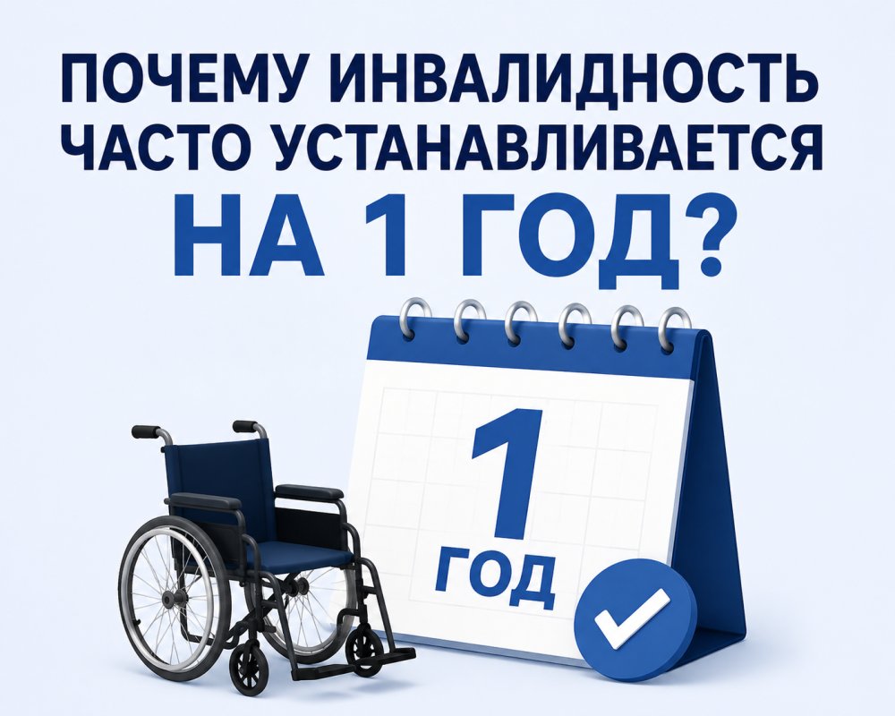 Неліктен мүгедектік көбінесе 1 жылға белгіленеді?