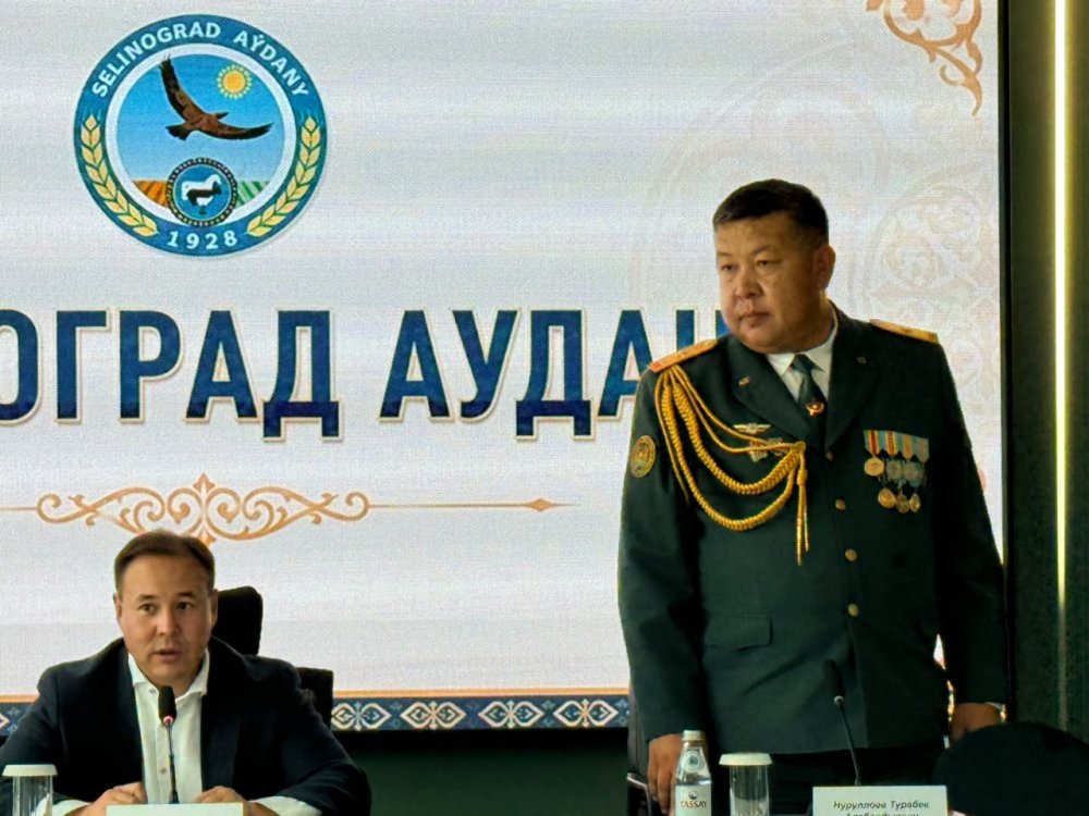 Целиноград ауданының Қорғаныс істері жөніндегі бөлімінің жаңа басшысы