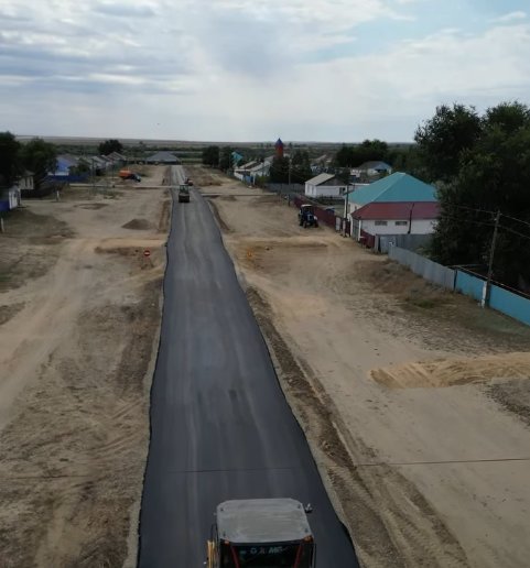 Бесқоспа ауылының көшелеріне алғаш рет жол салынуда