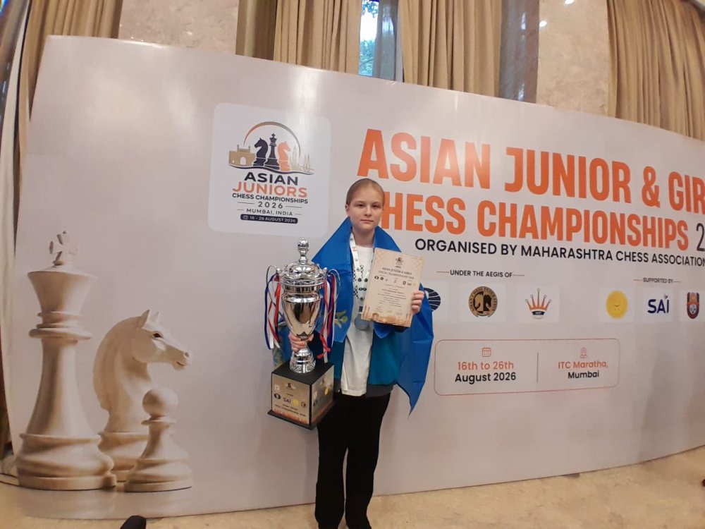 15 жастағы алматылық Мария Холявко шахматтан Азия чемпионатының күміс жүлдегері атанды