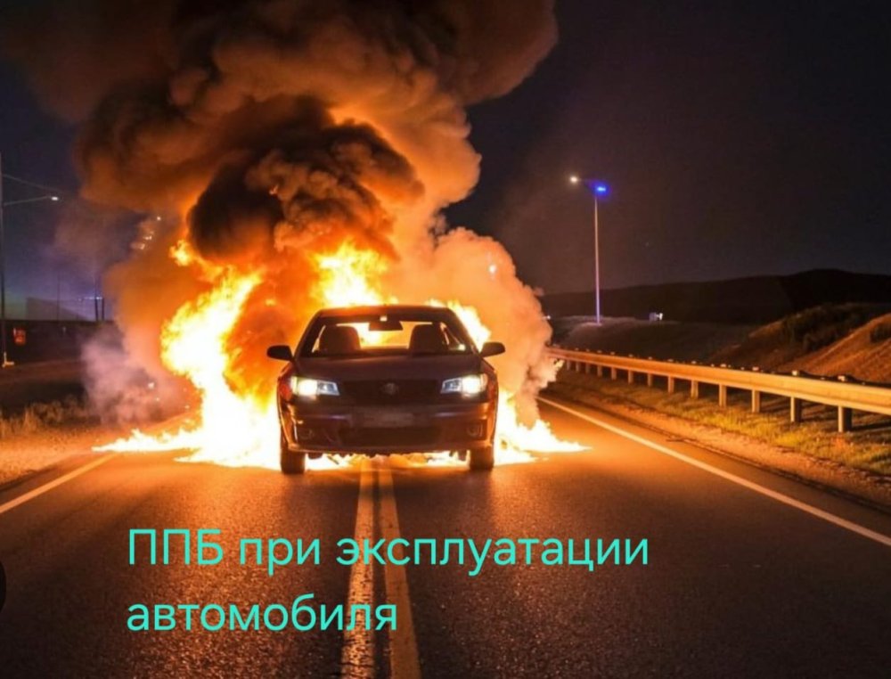 Қаратал ауданының төтенше жағдайлар бөлімі ескертеді: "Автомобиль көлігіндегі өрт қауіпсіздігі қағидалары".
