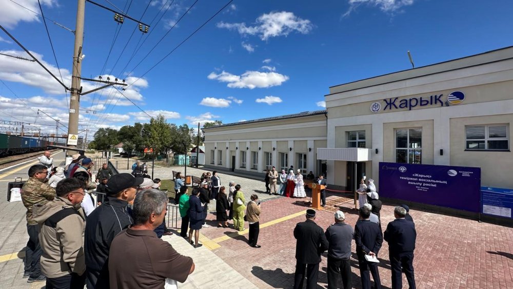 Қарағанды облысындағы Жарық станциясының теміржол вокзалы жаңғыртылды
