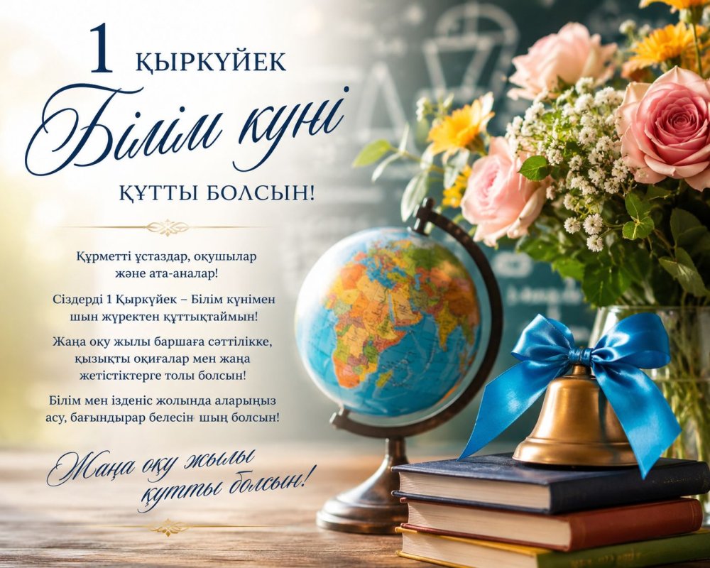 Білім күнімен!
