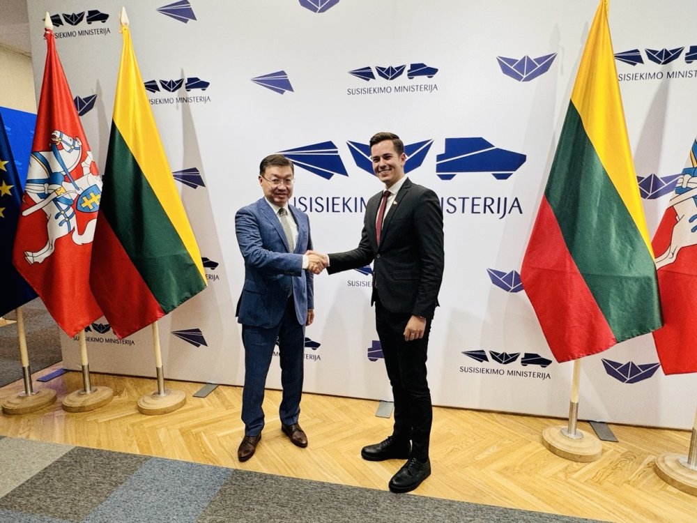 Елші Литваның көлік және коммуникация министрінің орынбасарымен кездесті