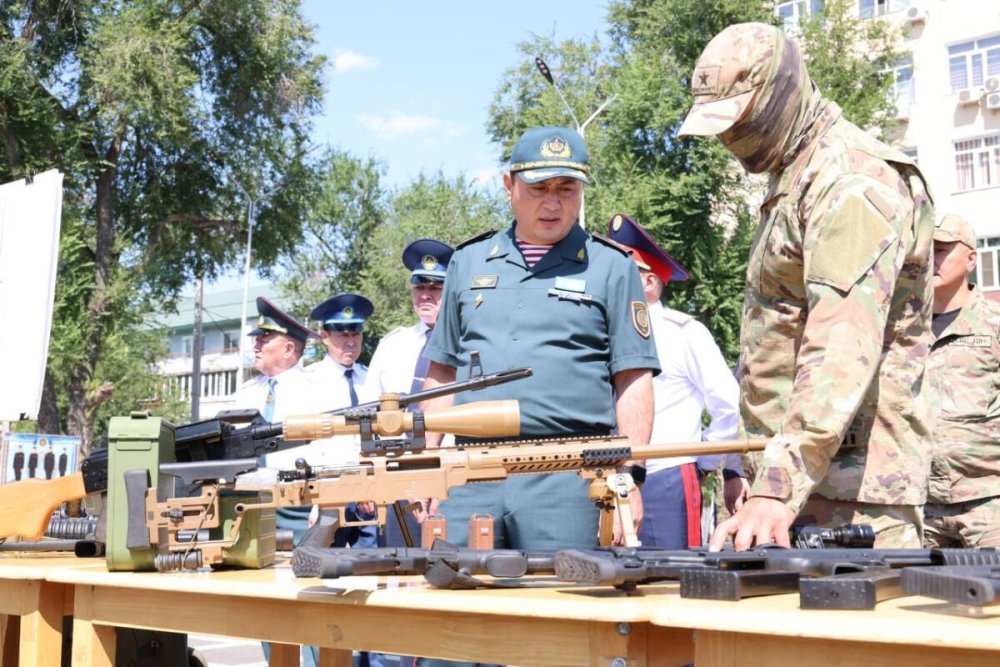 Ұлттық ұланның Жетісудағы әскери бөлімі тексерілді