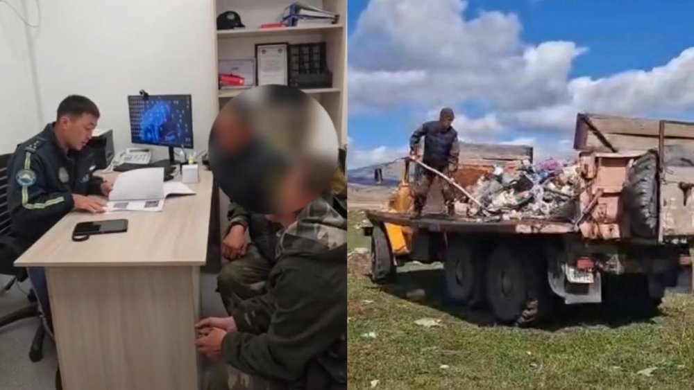 Марқакөл ауданында заңсыз қоқыс орнын ұйымдастырған құқық бұзушылар анықталды
