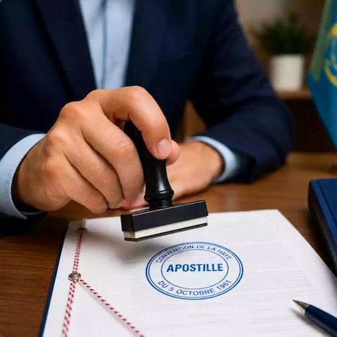 Ресми құжаттарды, оның ішінде электрондық форматта апостиль қою