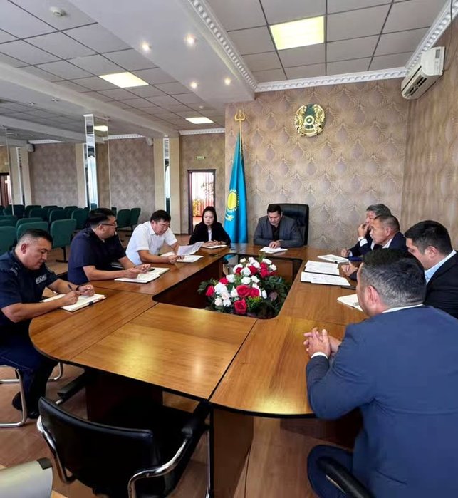 Жұмыс кеңесі өткізілді