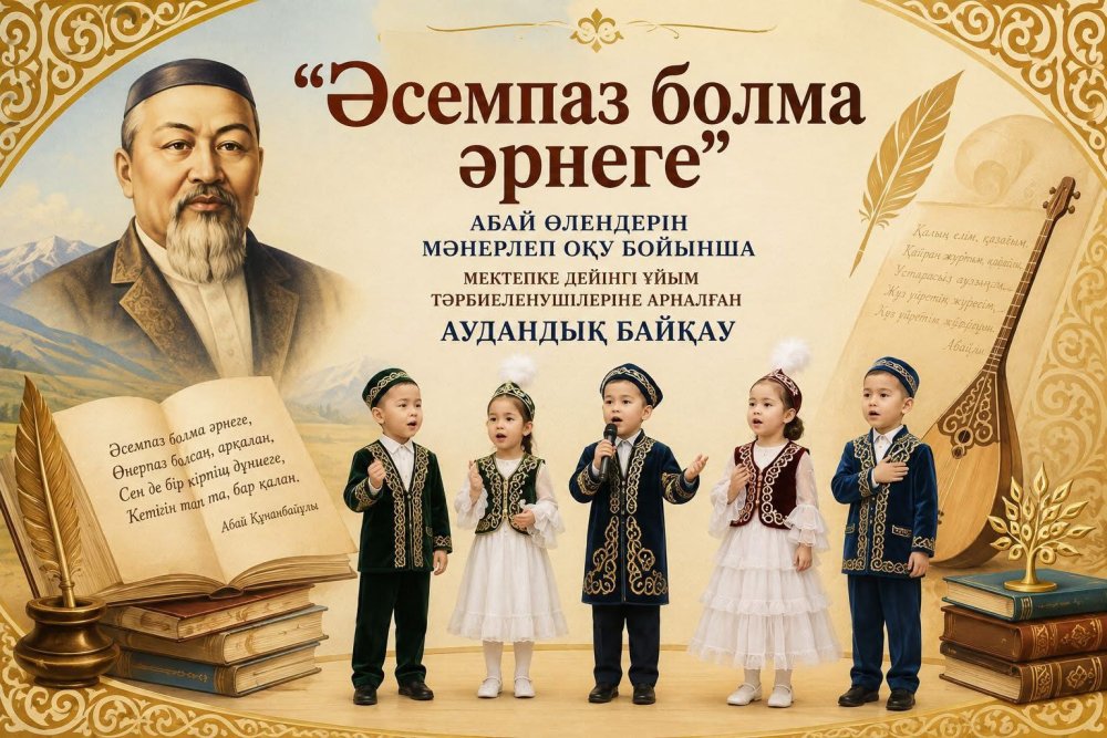 «Әсемпаз болма әрнеге» мәнерлеп оқу байқауының аудандық кезеңі қорытындыланды!