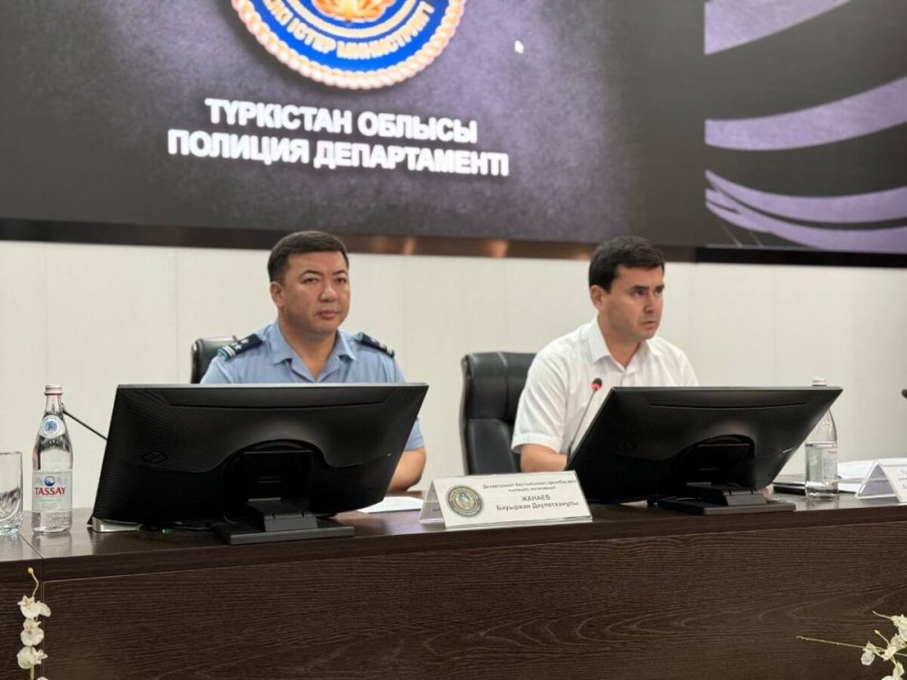 Түркістан облысында жаңа оқу жылындағы қауіпсіздік мәселелері талқыланды