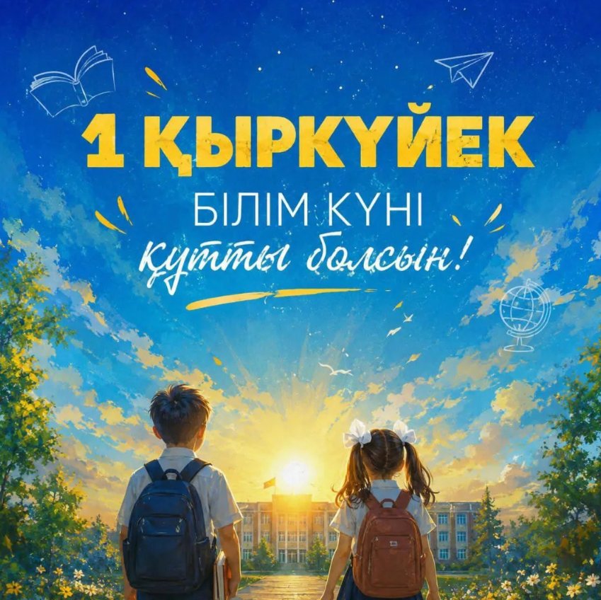 Ақтөбе облысының әкімі Асхат Шахаровтың Білім күніне арналған жазбасы