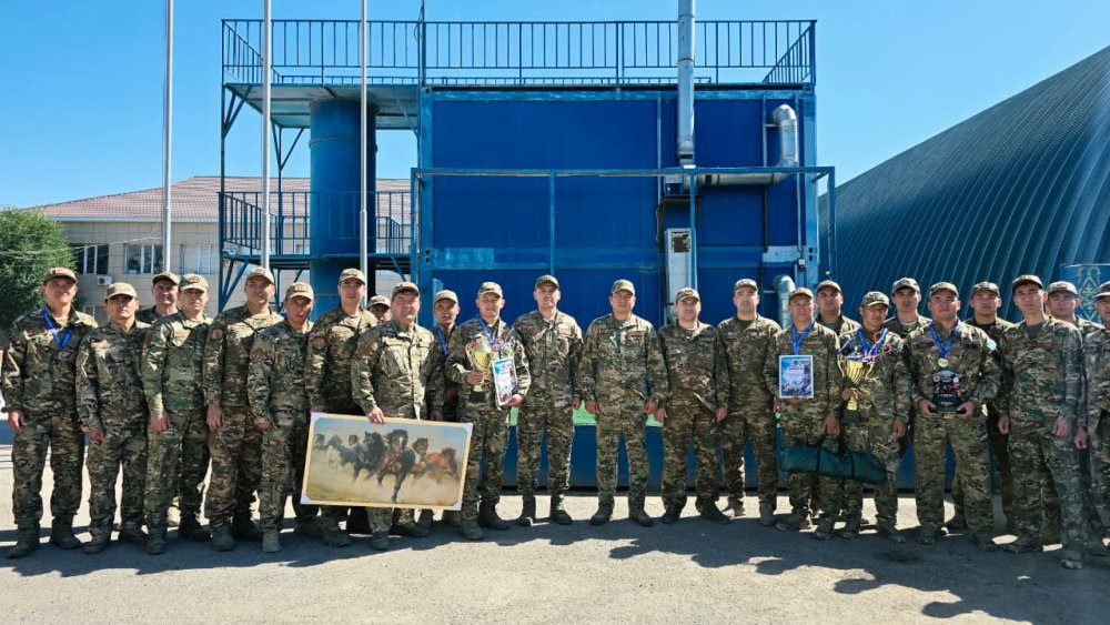 Маңғыстау облысында газ-түтіннен қорғаушылар арасында облыстық жарыс өтті