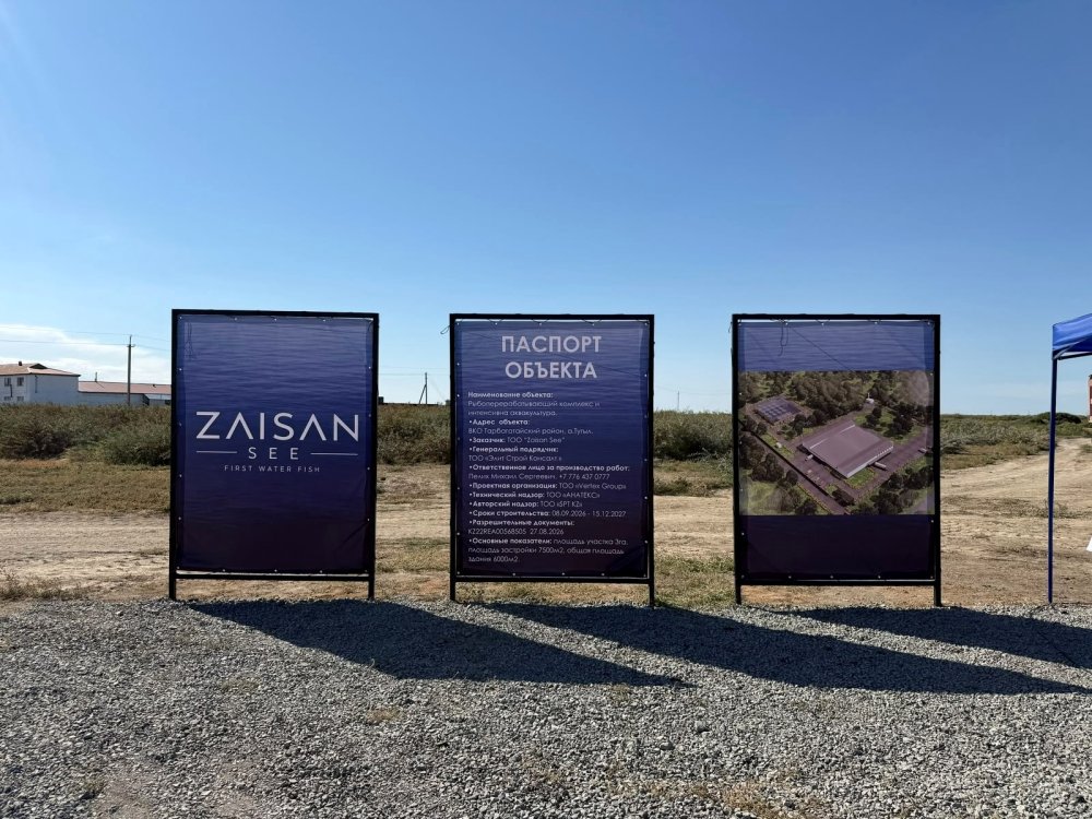 Тарбағатай ауданында заманауи балық шаруашылығы кешенінің құрылысы басталды