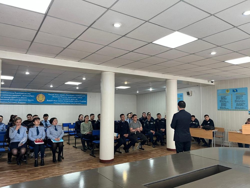 В рамках государственного социального заказа ГУ Аппарат акима района Әлихан Бокейхан города Караганды, была проведена встреча с сотрудниками правоохранительных органов.