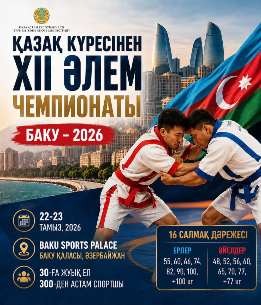 XII чемпионат мира по қазақ күресі