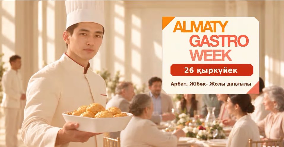 26 сентября на Арбате пройдет ALMATY GASTRO WEEK