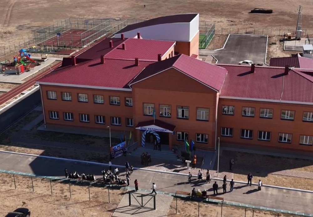 В области Ұлытау открылась новая школа на 80 мест
