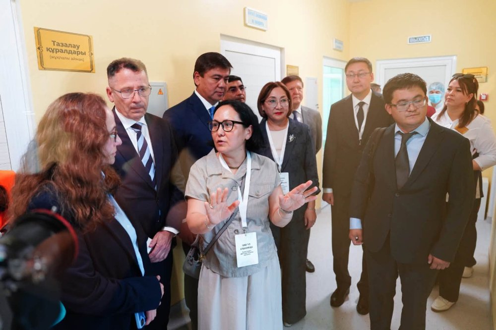 В ТУРКЕСТАНЕ ОТКРЫЛАСЬ СОВРЕМЕННАЯ ВИРУСОЛОГИЧЕСКАЯ ЛАБОРАТОРИЯ