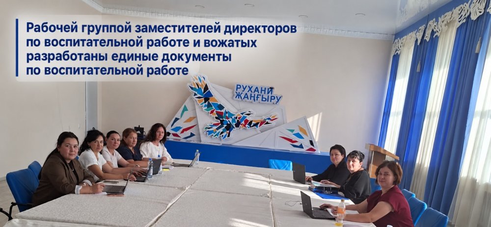 Состоялось рабочее заседание группы, в состав которой вошли заместители руководителей по воспитательной работе и вожатые
