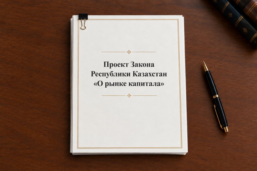 Агентством разработан проект Закона о рынке капитала