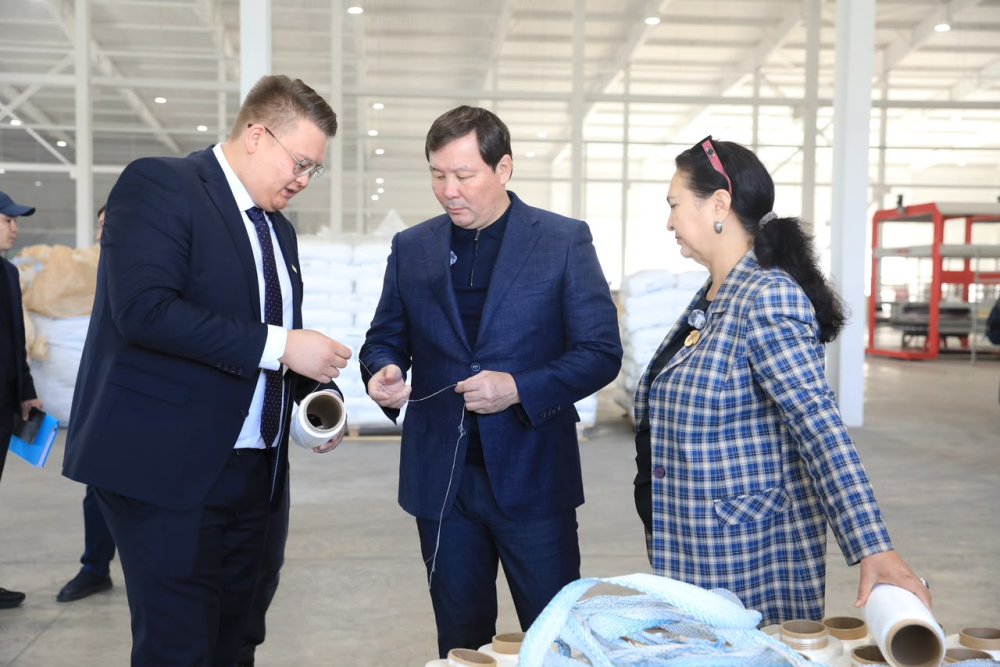 В Актюбинской области предприятие по производству полипропиленовой упаковки расширяет производство