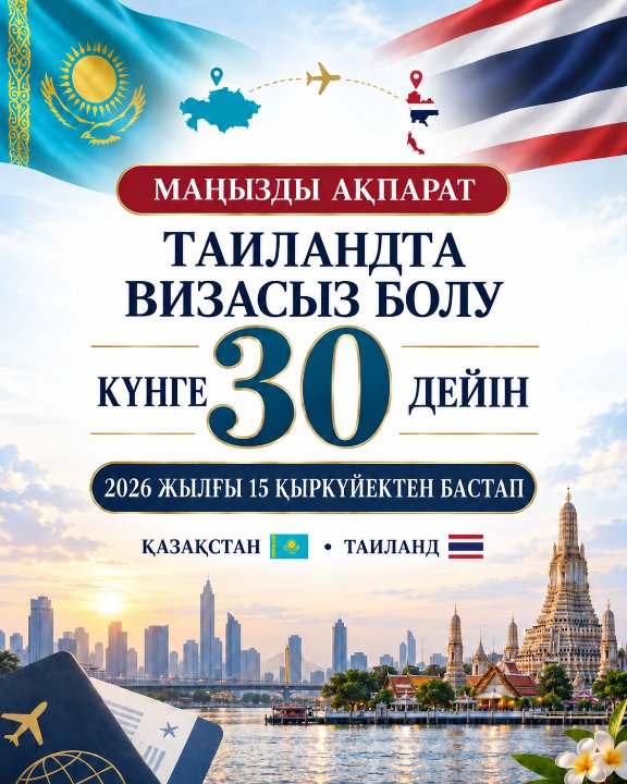 Таиланд отменяет 60-дневный безвизовый режим для иностранных граждан