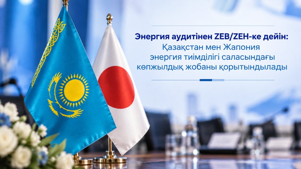 От энергоаудита до ZEB/ZEH: Казахстан и Япония подвели итоги совместного проекта