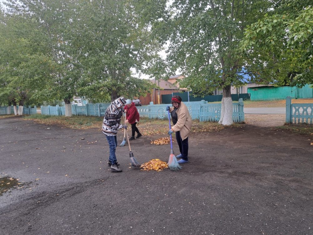 В Аманкарагайском сельском округе прошла экологическая акция «World Cleanup Day»