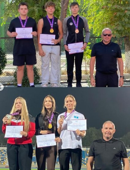 Карагандинские легкоатлеты завоевали 54 медали на чемпионате Казахстана