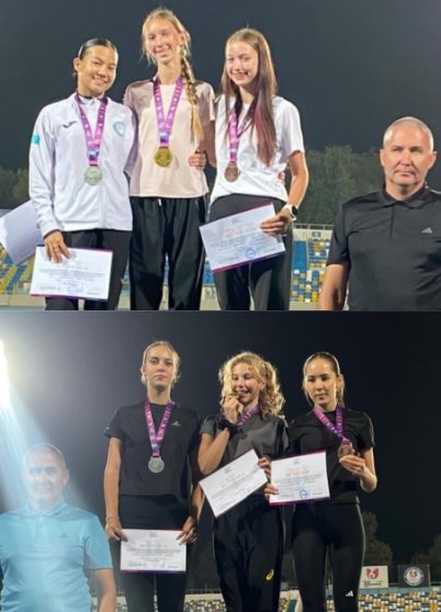 Карагандинские легкоатлеты завоевали 54 медали на чемпионате Казахстана