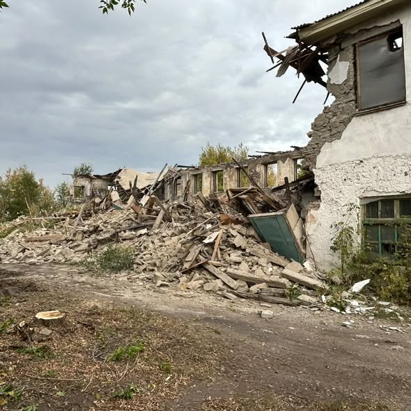 Разбор сгоревшего здания