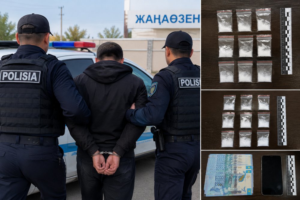 В Мангистауской области задержан подозреваемый в незаконном обороте мефедрона
