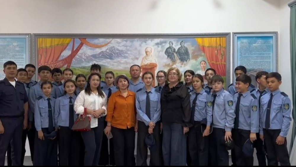 Для учащихся класса "Жас сақшы" провели экскурсию в музей