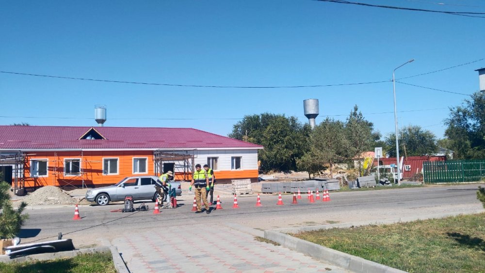 В селе Кальпе освещена пешеходная дорожка