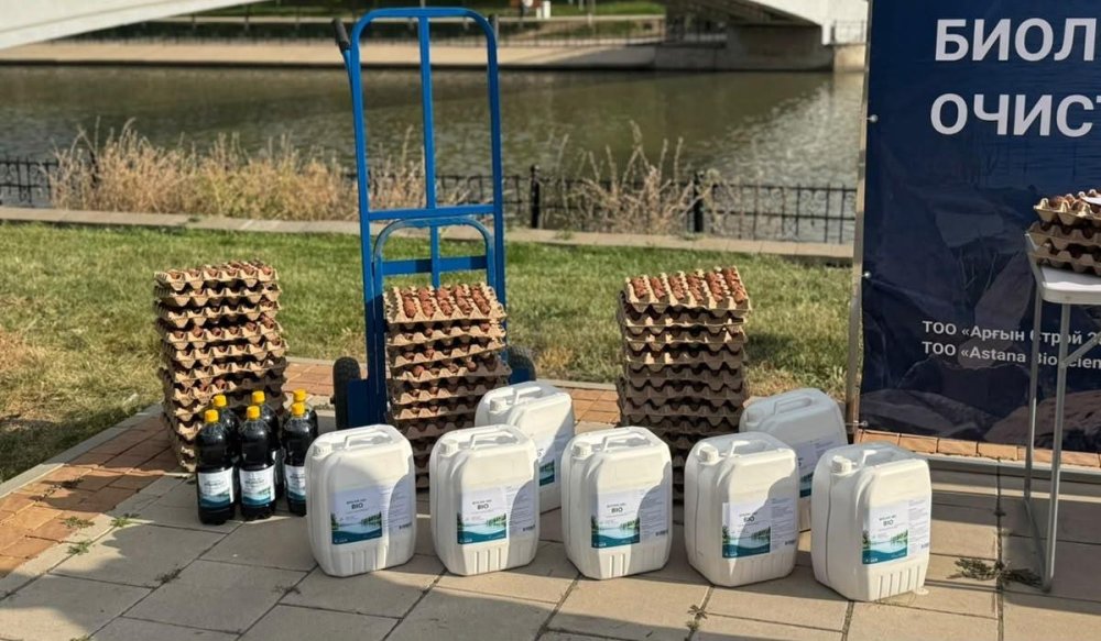 В столице продолжаются работы по очистке ручья Акбулак