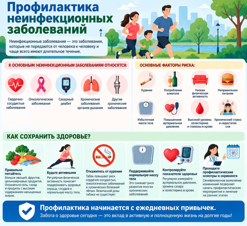 Профилактика неинфекционных заболеваний