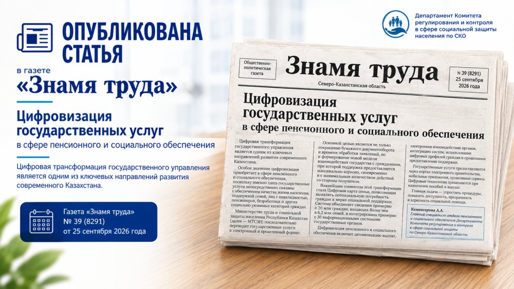 Цифровизация государственных услуг в сфере пенсионного и социального обеспечения