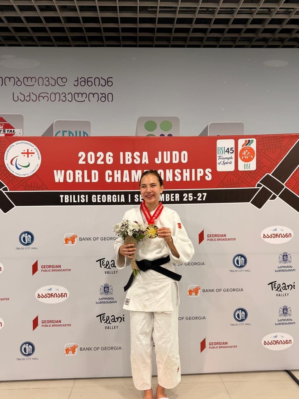Казахстанская спортсменка Альфия Тлеккабыл стала чемпионкой мира по пара дзюдо