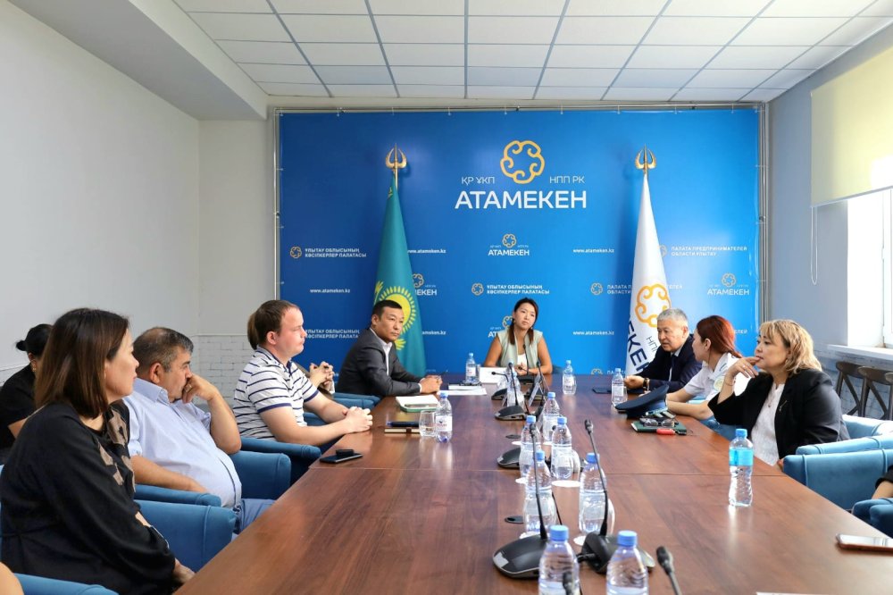 Принял участие в заседании отраслевого совета по торговле и развитию малого и среднего бизнеса Палаты предпринимателей области Ұлытау