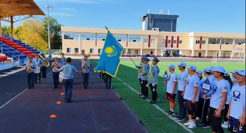 Среди юных стражей прошли спортивные эстафетные соревнования