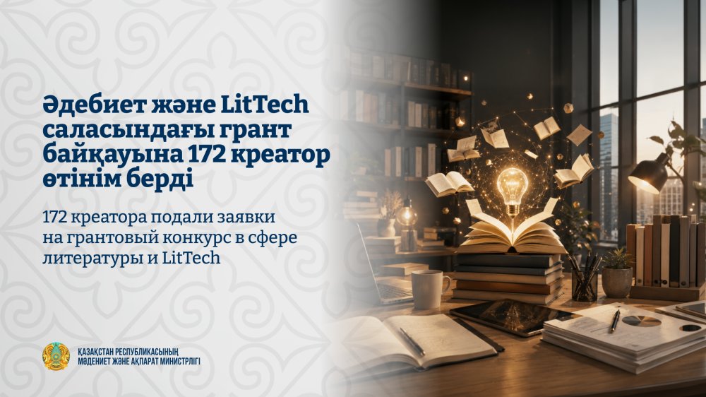 172 креатора подали заявки на грантовый конкурс в сфере литературы и LitTech