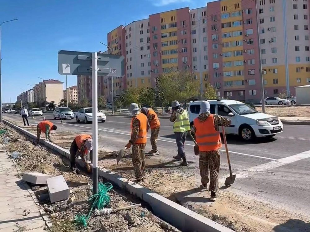 В Актау начался средний ремонт автомобильных дорог