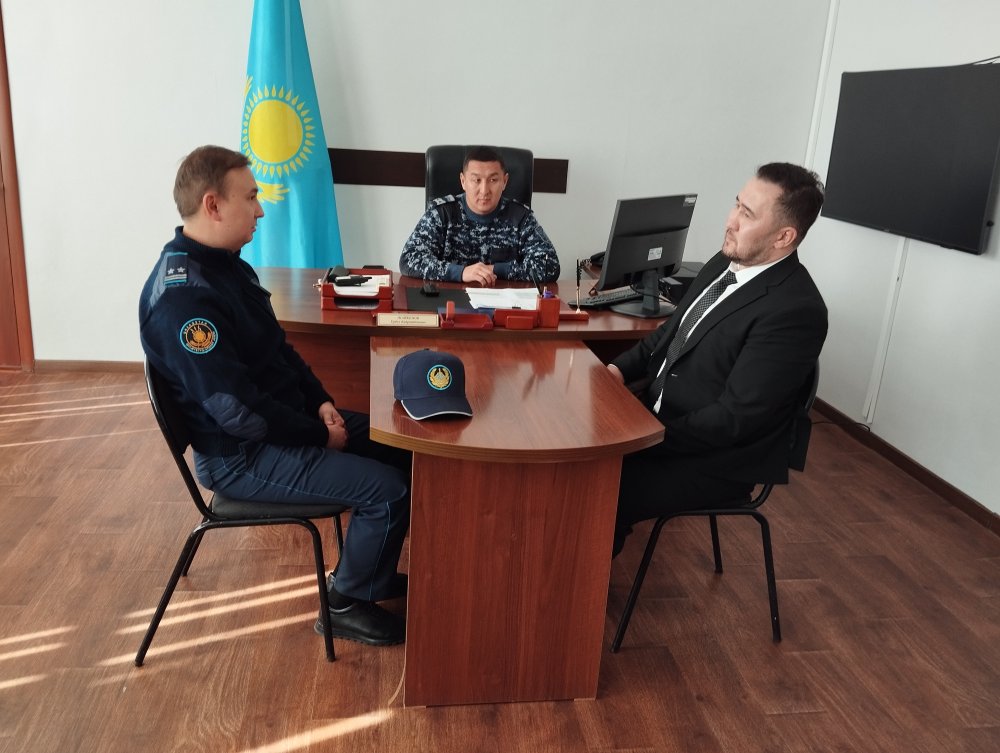 Представитель Уполномоченного по правам человека в Республике Казахстан по Карагандинской области Бейсенбеков К. М. посетил учреждение № 36 Комитета уголовно-исполнительной системы. Посещение проведено с целью мониторинга соблюдения прав осужденных и условий их содержания