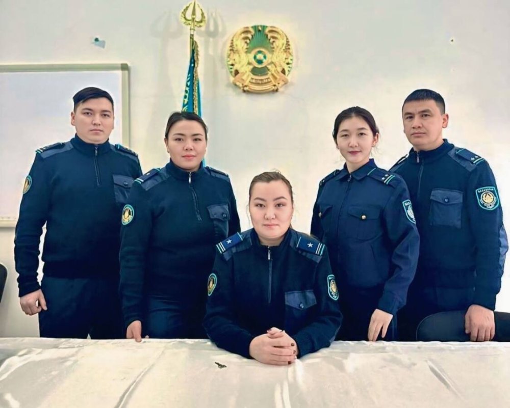 Женщины УИС по области Абай в профессии, требующей мужества