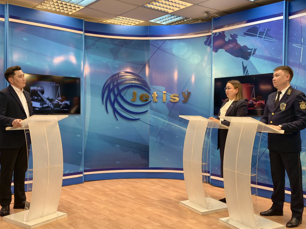 Интервью для телеканала «Жетісу» о деятельности органа юстиции и нововведениях в правовой сфере