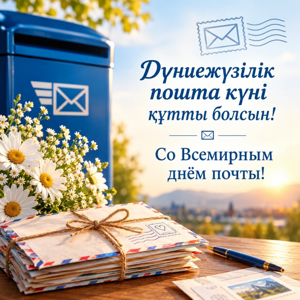 Поздравление акима Сандыктауского района со Всемирным днем почты
