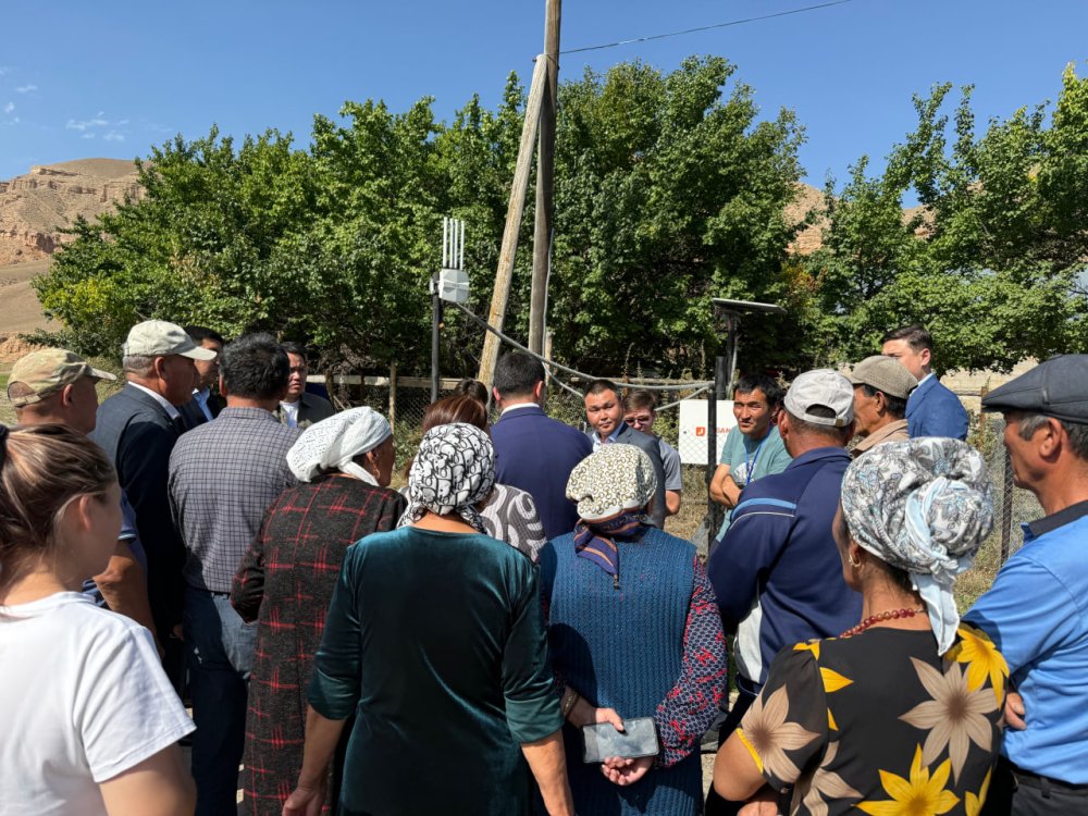 Село Жіңішке в Алматинской области подключили спутниковому интернету в рамках реализации национального проекта «Доступный интернет» — Фото 2