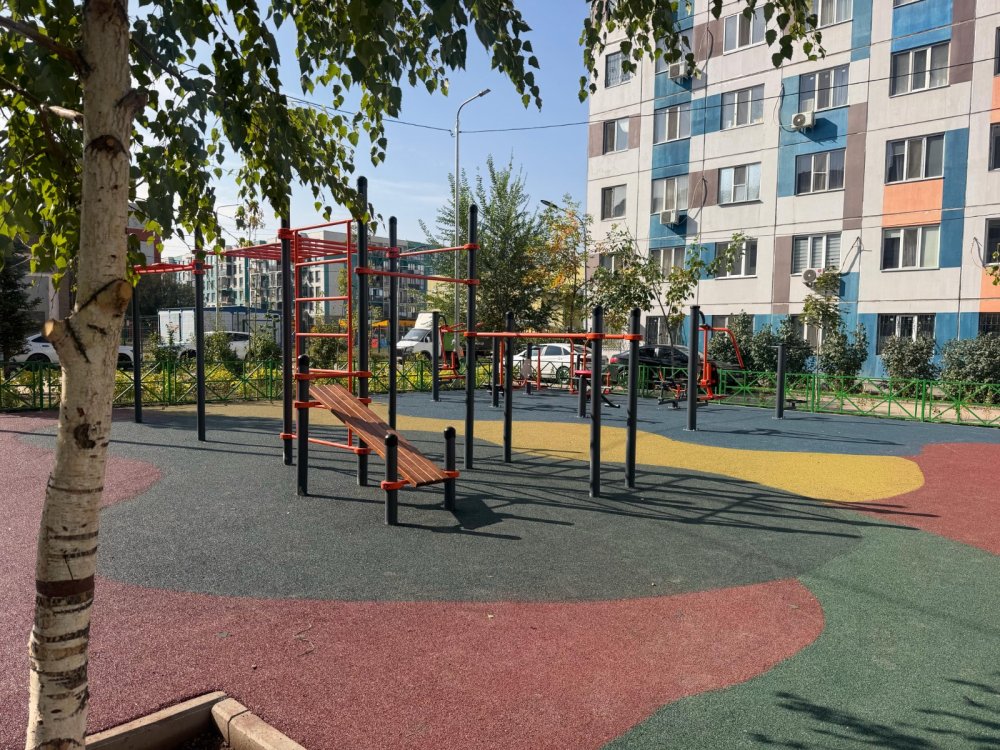 В ЖК «Нурлы Дала» в Алматы обновили три дворовые территории — Фото 5