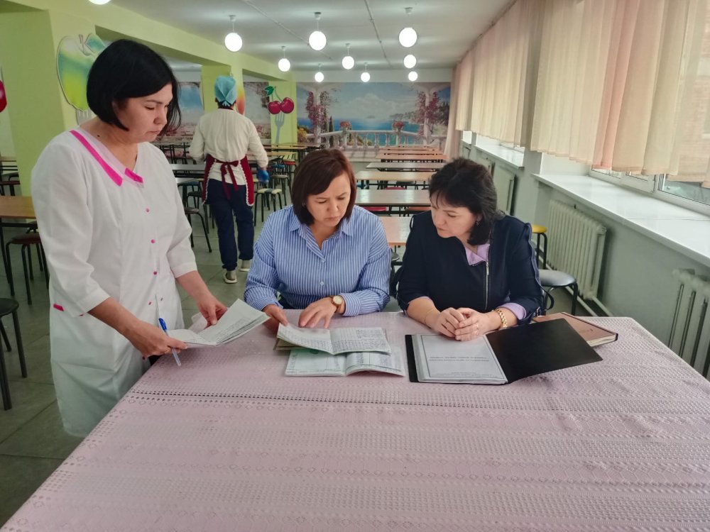 В рамках плана работы межведомственной экспертной группы (МЭГ) продолжается проведение мероприятий по контролю за организацией питания в организациях образования района Алтай. — Фото 3