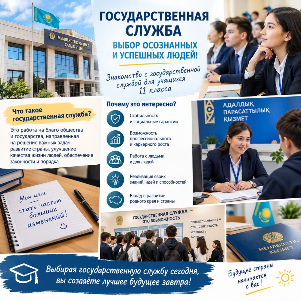 ГОСУДАРСТВЕННАЯ СЛУЖБА — ВЫБОР БУДУЩЕГО!